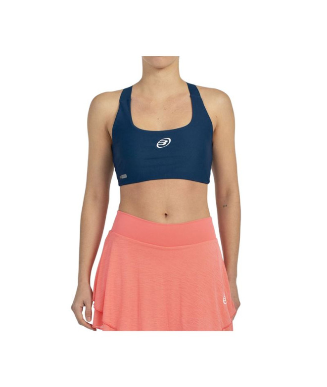 Haut de Padel Bullpadel Eleve 25V Femme Bleu Tinta