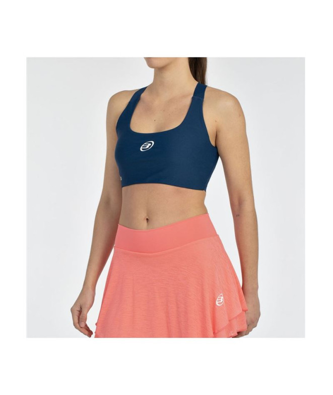 Haut de Padel Bullpadel Eleve 25V Femme Bleu Tinta