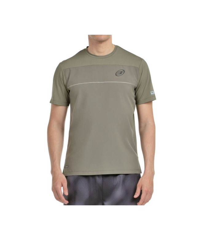 Camiseta de Padel Bullpadel Monda Hombre Kaki