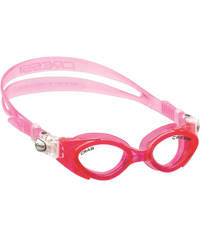 Lunettes de natation Cressi Crab Rouge