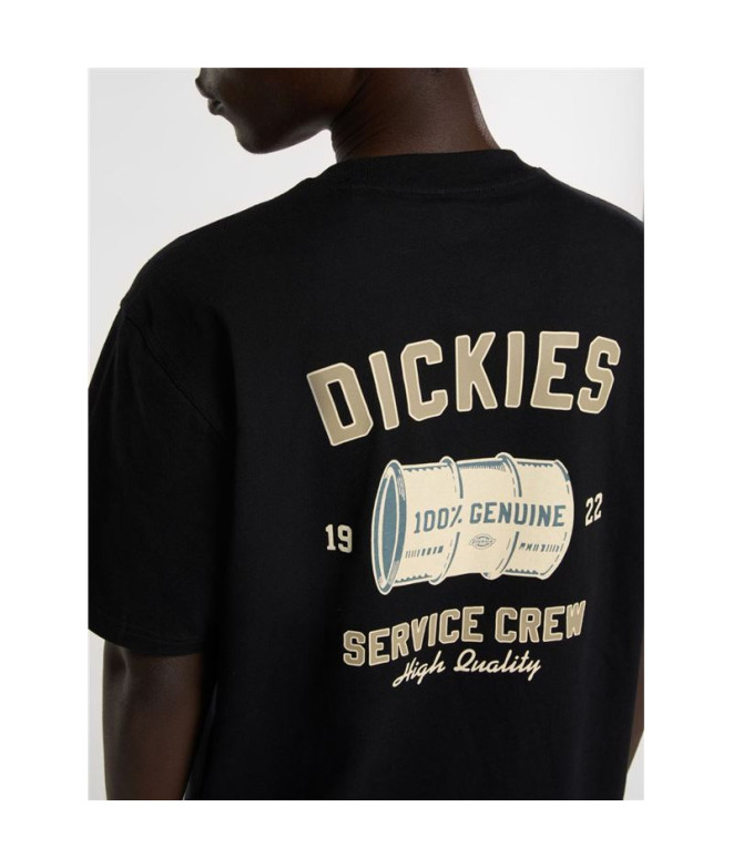 T-shirt Dickies Service Crew Ss Tee Noir Homme