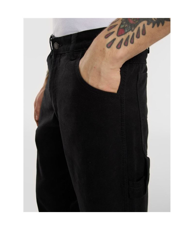 Calça Dickies Canvas Carpenter Lighweight Preto...