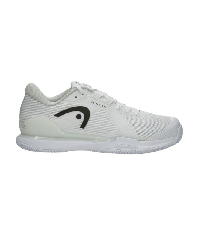 Zapatillas de Pádel Head Sprint Pro 4.0 Clay Hombre Blanco/Negro