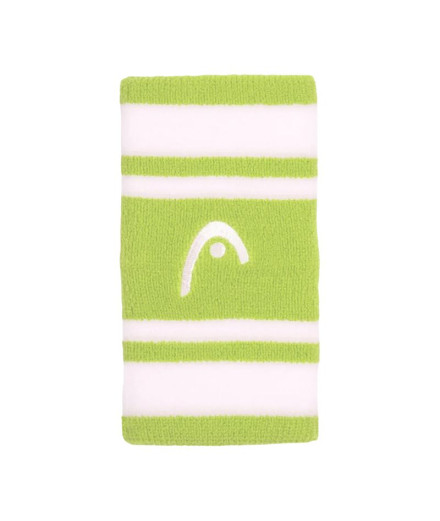 Bracelet de Pádel Head Wristband Striped 5" Vert
