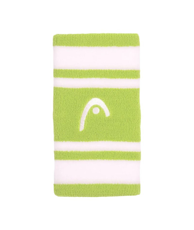 Muñequera de Pádel Head Wristband Striped 5" Verde
