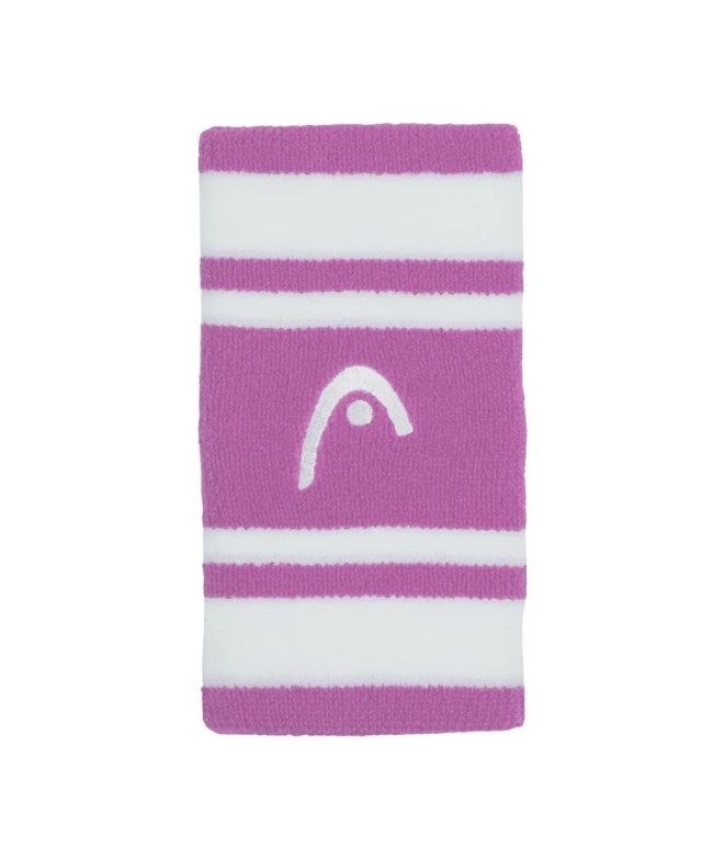 Muñequera de Pádel Head Wristband Striped 5" Rosa