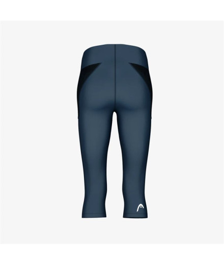 Collants de Pádel Head Tech 3/4 Tights Femme Bleu Marine 2