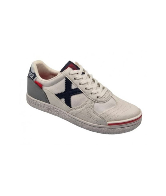 Zapatillas de Fútbol sala Munich G-3 Kid 436 Infantil Blanco