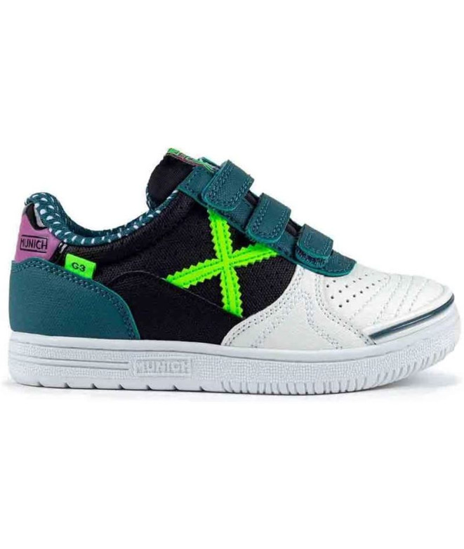 Zapatillas de Fútbol sala Munich G-3 Kid Vco 434 Infantil Multicolor
