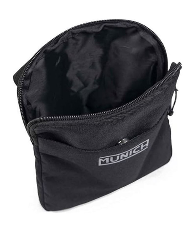 Mala a tiracolo Munich Crossbody Slim Preto
