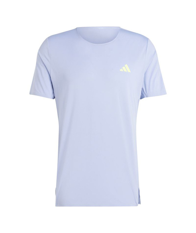 Camiseta de Running adidas Adizero Running Hombre Azul