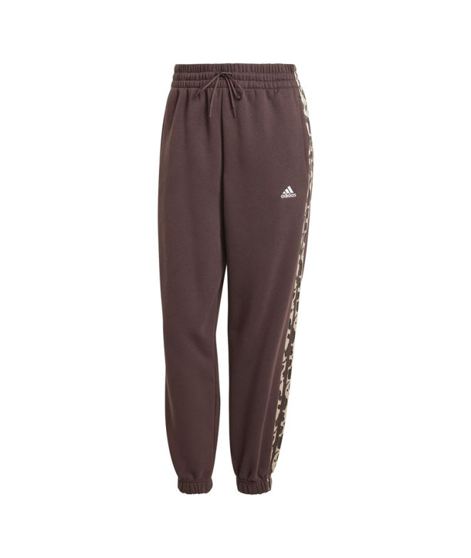 Calça adidas Essentials 3 Bandas Animal Print...