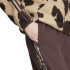 Calça adidas Essentials 3 Bandas Animal Print 7/8 Mulher Marrom
