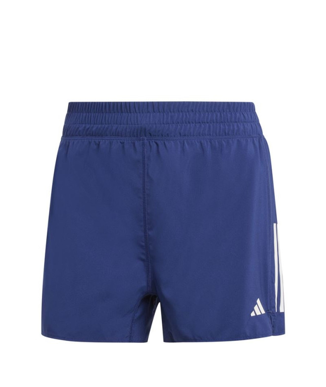 Calça de Running adidas Own the Run Short Mulher Azul Escuro