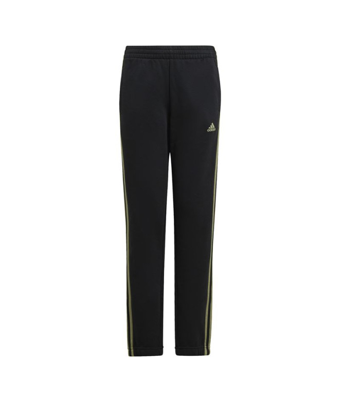 Pantalón adidas Essentials 3-Stripes Fleece Infantil Negro