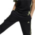 Calça adidas Essentials 3-Stripes Fleece Infantil Preto