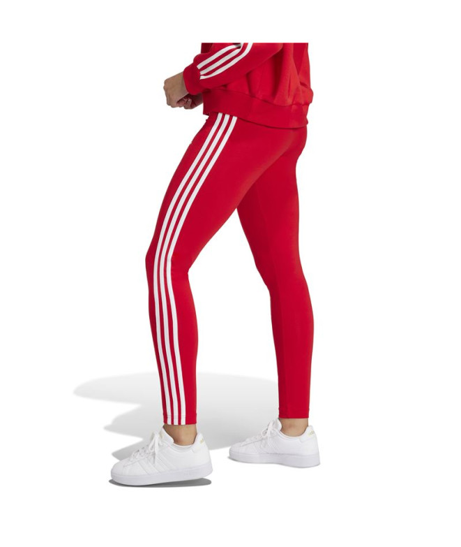 Collants adidas Essentials 3-Stripes Femme Rouge