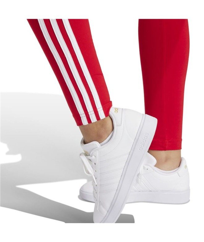 Collants adidas Essentials 3-Stripes Femme Rouge