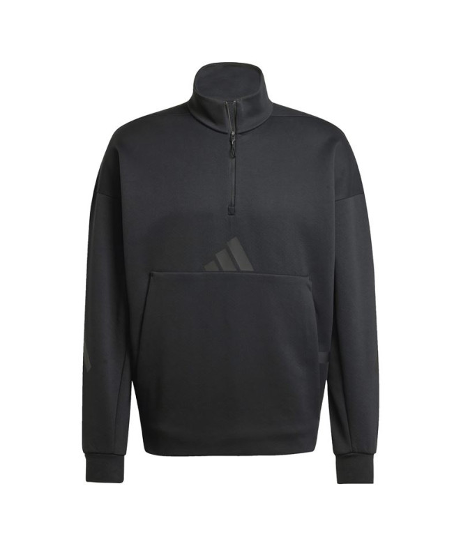 Moletom adidas Z.N.E. H-Zip Homem Preto