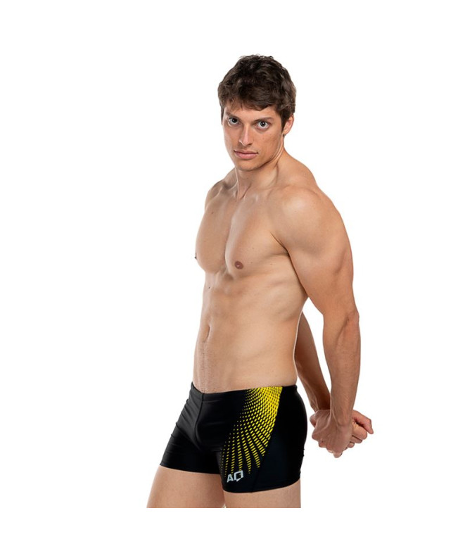 Fato de banho De Natação Aquarapida Costume Short Preto Homem
