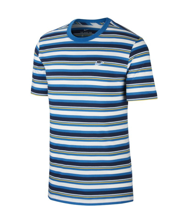 Camiseta Nike Stripe Tee Azul