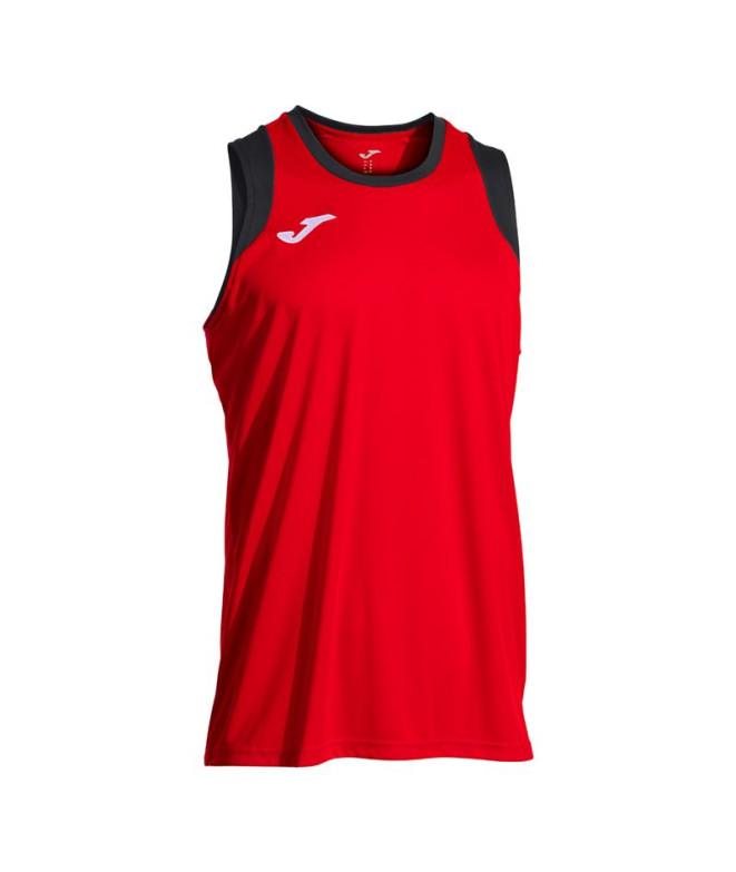 T-shirt Joma Terrain Rouge Noir Enfant