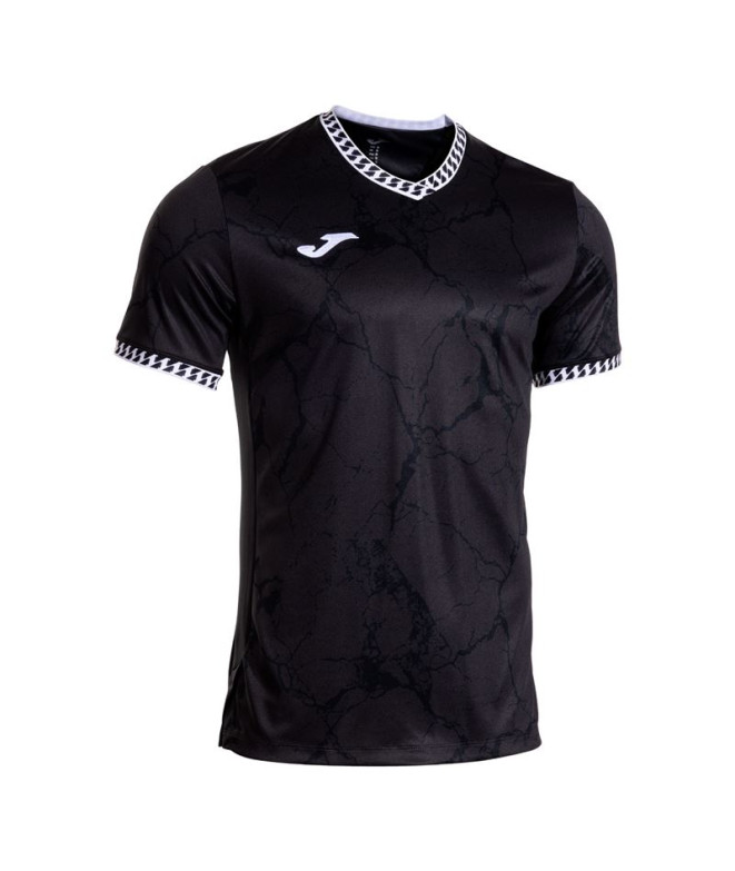 Camiseta Joma Gold Vii Negro Branco Homem