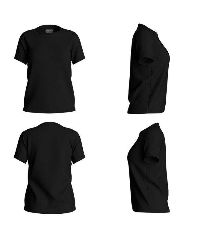 Camiseta Kappa Jenna Mujer Black