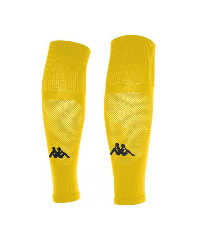 Meias Futebol Kappa Kombat Spolf Pro 1Pack Amarelo Chrome/Preto