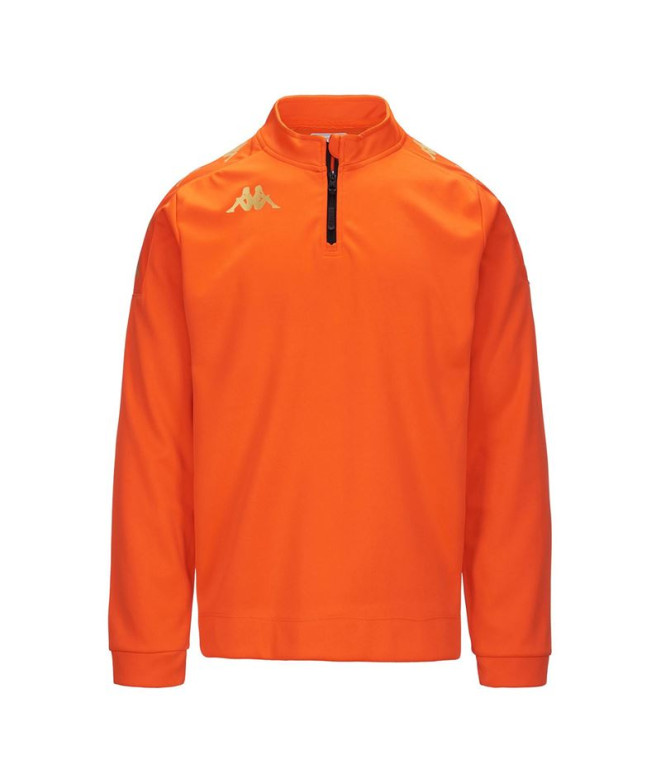 Sudadera Fitness Kappa Gassolo Hombre Orange Flame