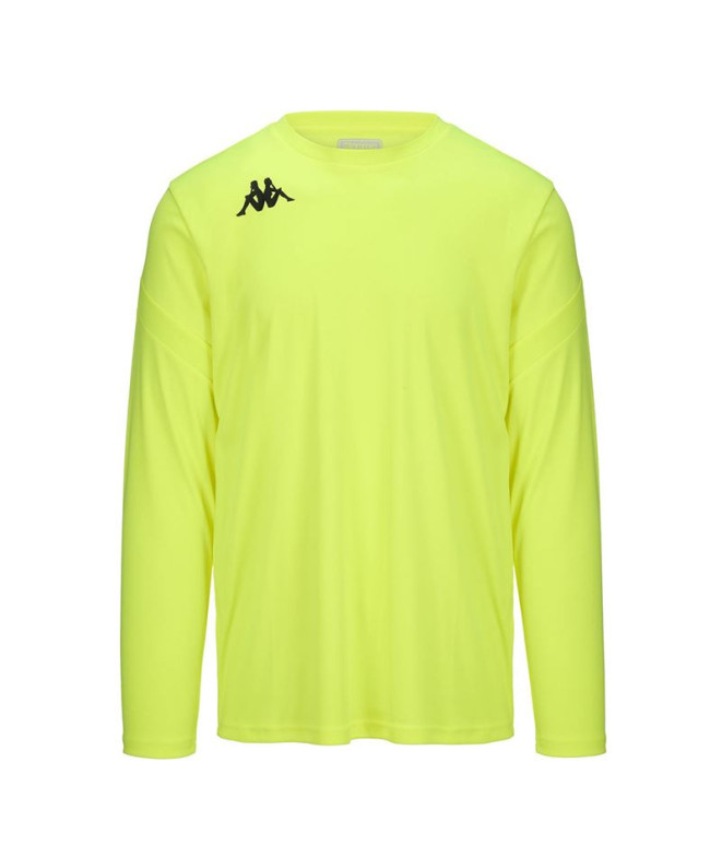 Sweat Football Kappa Dovol Homme Jaune Néon