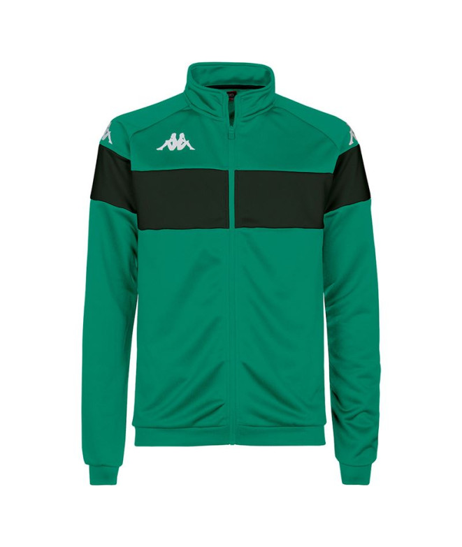 Moletom Fitness Kappa Dacone Homem Verde/Preto