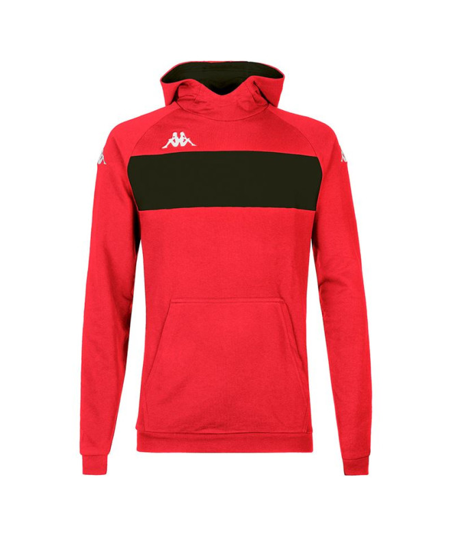 Sweat Kappa Daccio Homme Rouge/Noir