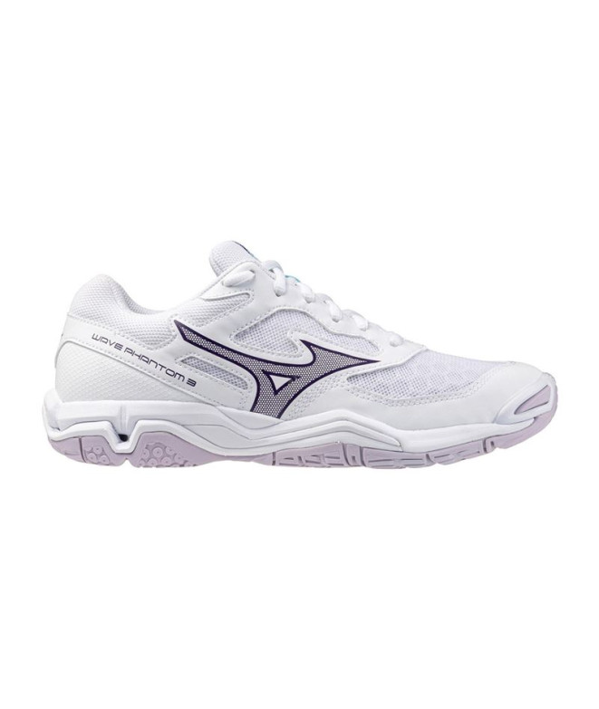 Zapatillas De Balonmano Mizuno Wave Phantom 3 Mujer Blanco