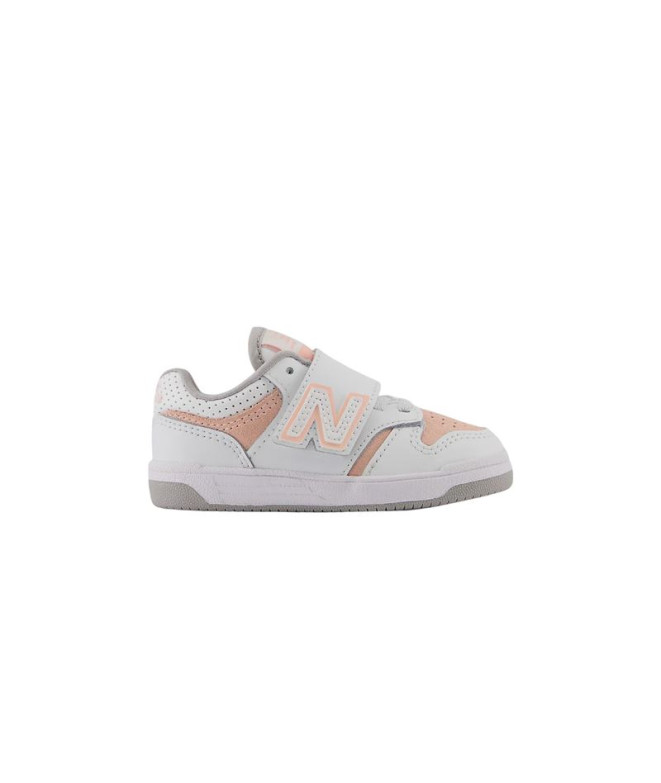 Zapatillas New Balance 480 New-B Hook & Loop Infantil White