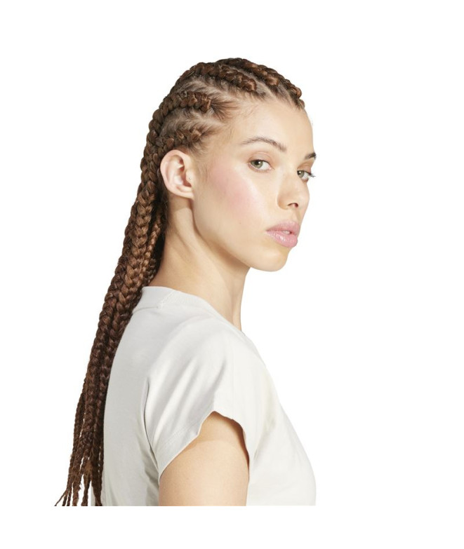 T-shirt adidas Linear Sj Femme Crème