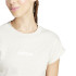 Camiseta adidas Linear Sj Mulher Creme