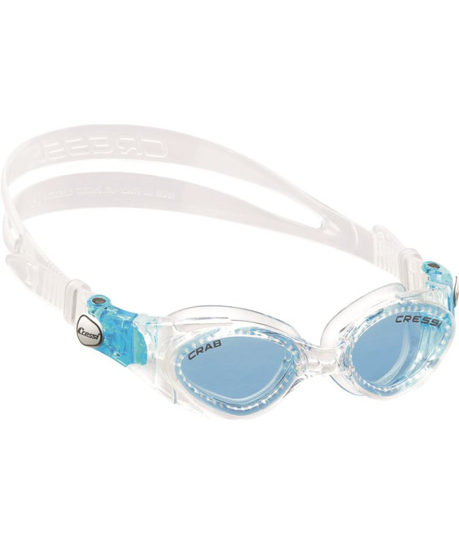 Lunettes de natation Cressi Crab Bleu Clair