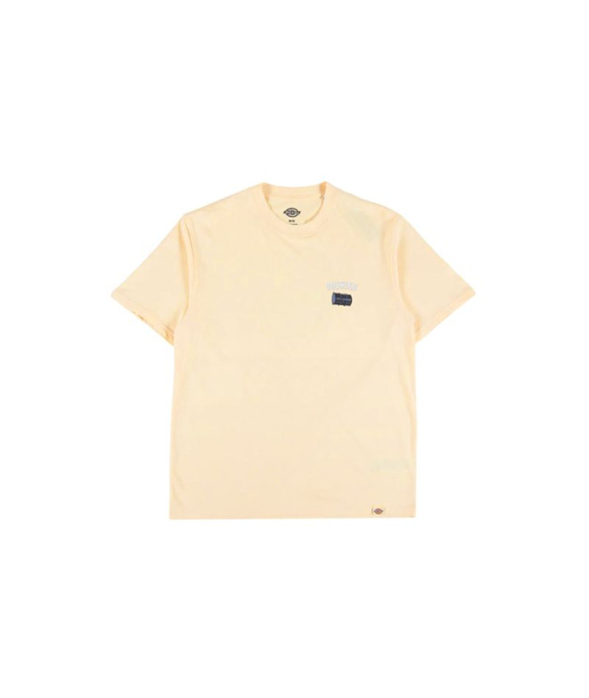 Camiseta Dickies Service Crew Ss Corn Husk Homem Amarelo