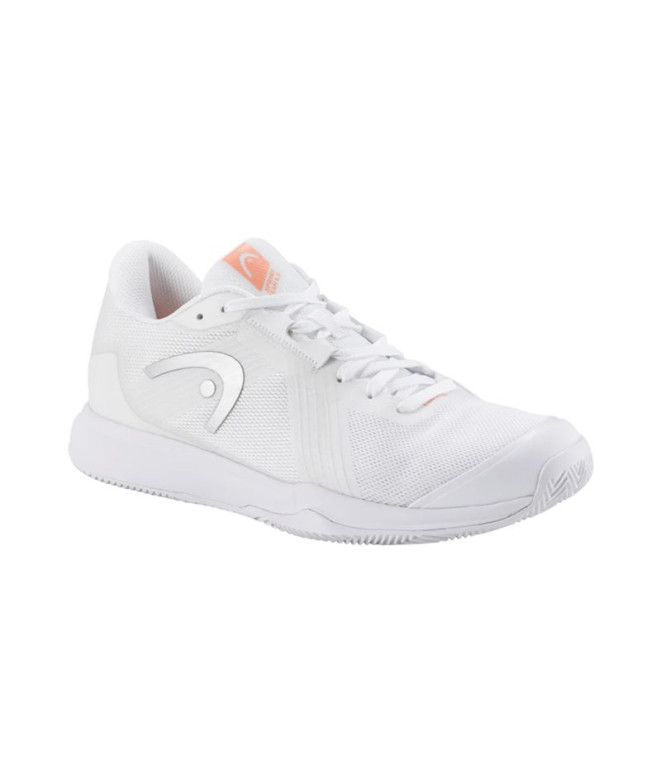 Zapatillas de Pádel Head Sprint Team 4.0 Clay Mujer Blanco