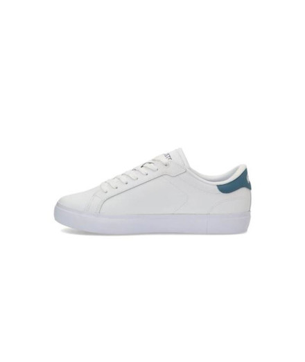 Chaussures Lacoste Powercourt 125 2 Sma Homme Blanc/Bleu 2