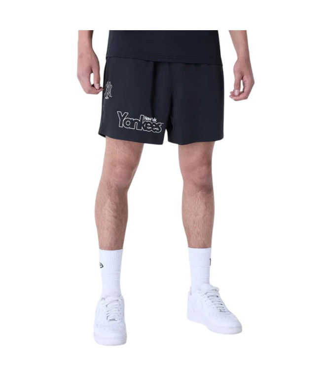 Pantaloneses Corto New Era New York Yankees MLB Essentials Hombre Negro