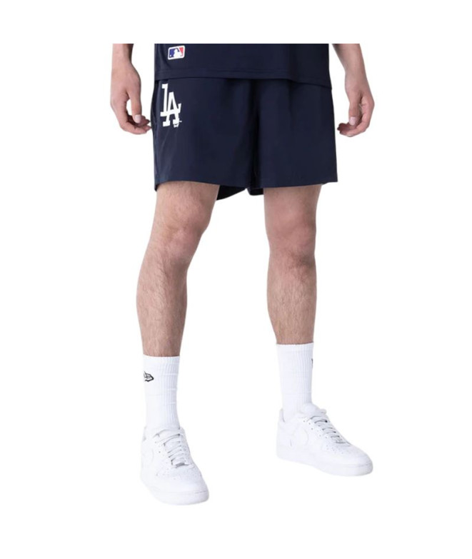 Pantaloneses Corto New Era LA Dodgers League Essential Hombre Azul Marino