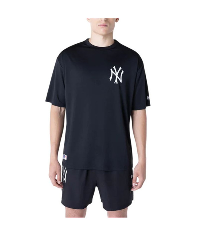 Camiseta New Era New York Yankees League Essential Hombre Negro