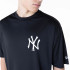 Camiseta New Era New York Yankees League Essential Homem Preto