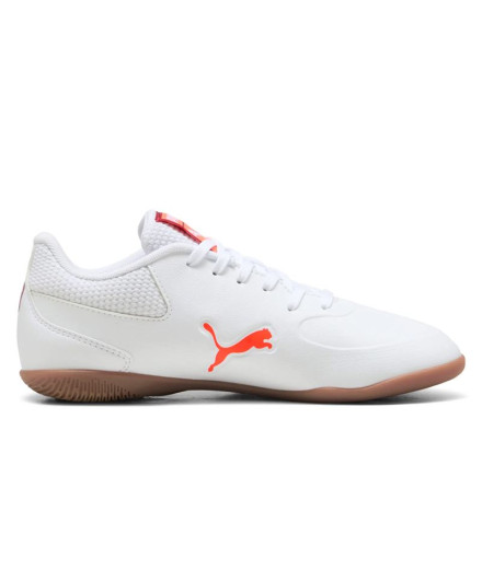 Sapatilhas de Futsal Puma Truco III Menino Branco/Vermelho 2