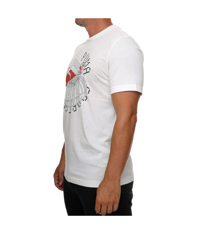 T-shirt Puma Grpahics Execution Homme Blanc