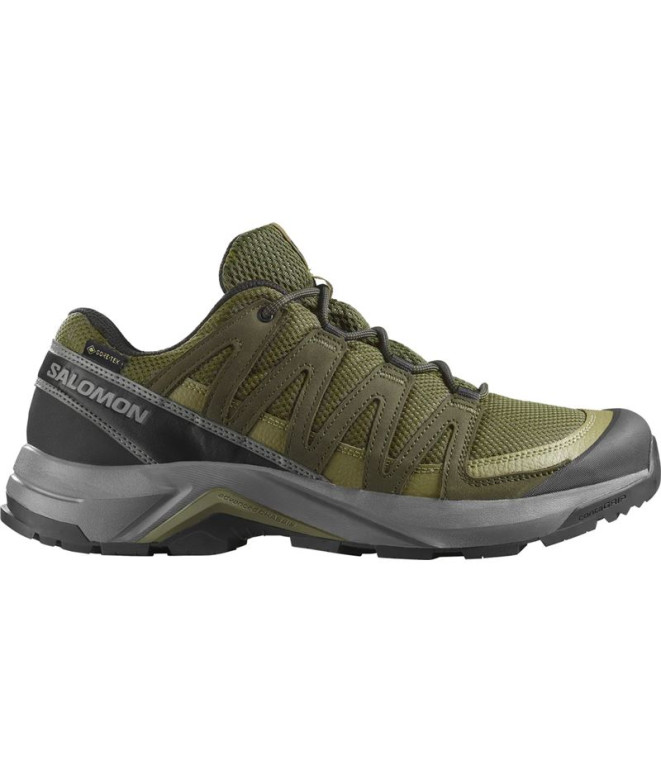 Chaussures de Montagne Salomon X-Adventure Recon Gtx Homme Vert Olive/Martini