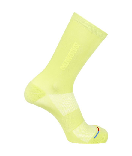 Chaussettes de Trail Salomon 365 Crew Dark Citron Chaussettes de Trail Salomon 365 Crew Dark Citron