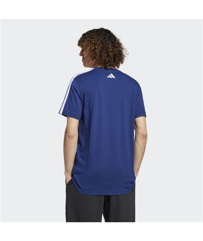 Camiseta adidas Colleg Homem Azul Escuro